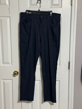 Men's Navy Dress Pants - Classic Tailored Fit
